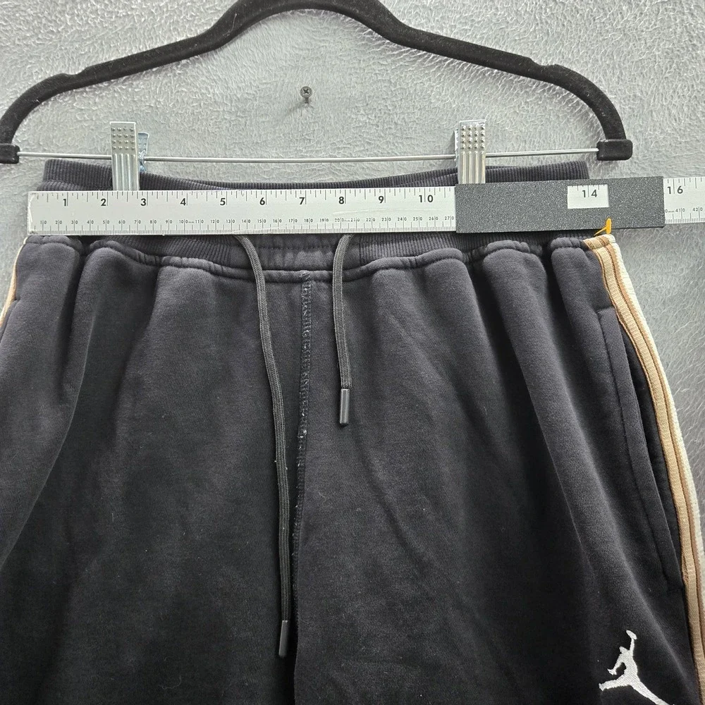 Jordan Boys Pants XL Black Jogger Flight Jumpman Logo Striped‎ 25